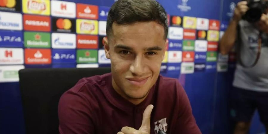 Der FC Bayern München hat Philippe Coutinho vom FC Barcelona ausgeliehen. Foto: Manu Fernandez/AP