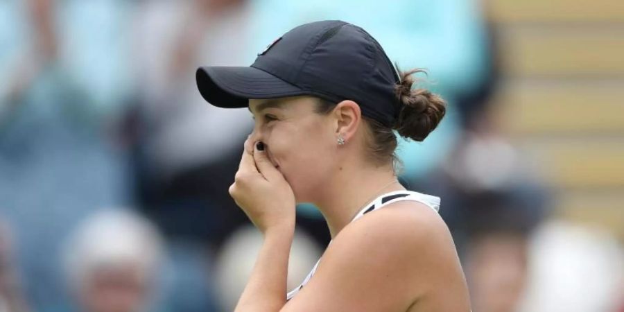 Ashleigh Barty hat den Sprung an die Spitze der Weltrangliste verpasst. Foto: Tim Goode/PA Wire