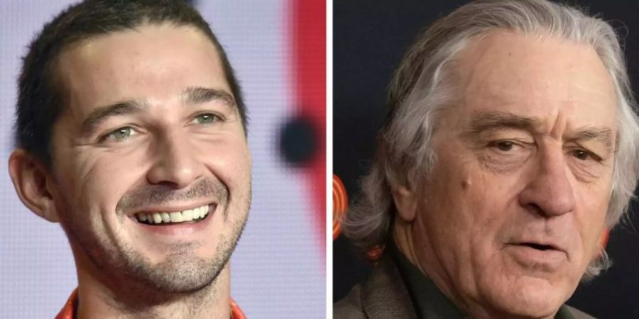 Sohn und Vater in «After Exile»: Shia LaBeouf und Robert De Niro. Foto: Evan Agostini/AP/Charles Sykes/Invision