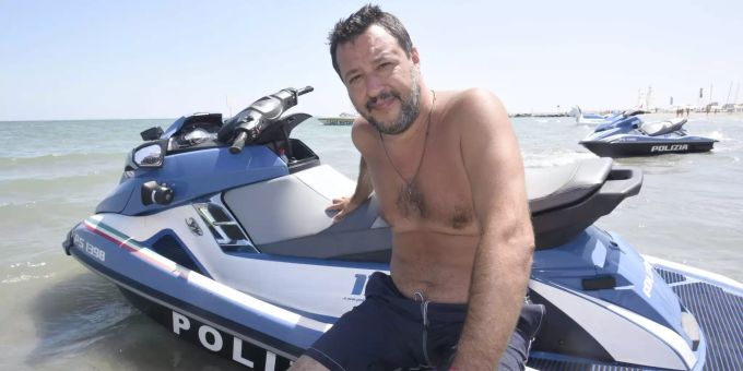Matteo Salvini Sommertour
