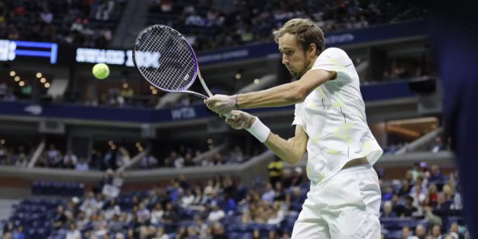 Wawrinka-Bezwinger Daniil Medvedev trifft am Sonntag im US-Open-Final auf Rafael Nadal. Nadal Medvedev US Open