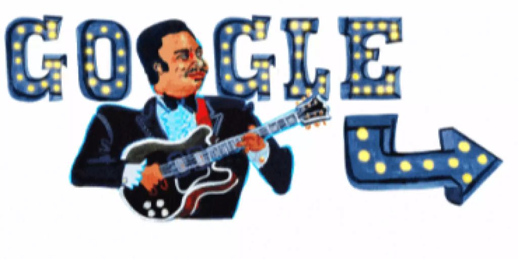 B.B. King Wird Auf Dem Heutigen Google-Doodle Geehrt