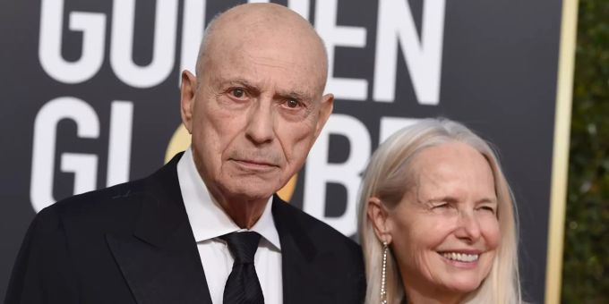 Alan Arkin und seine Frau Suzanne Newlander Arkin. Alan Arkin