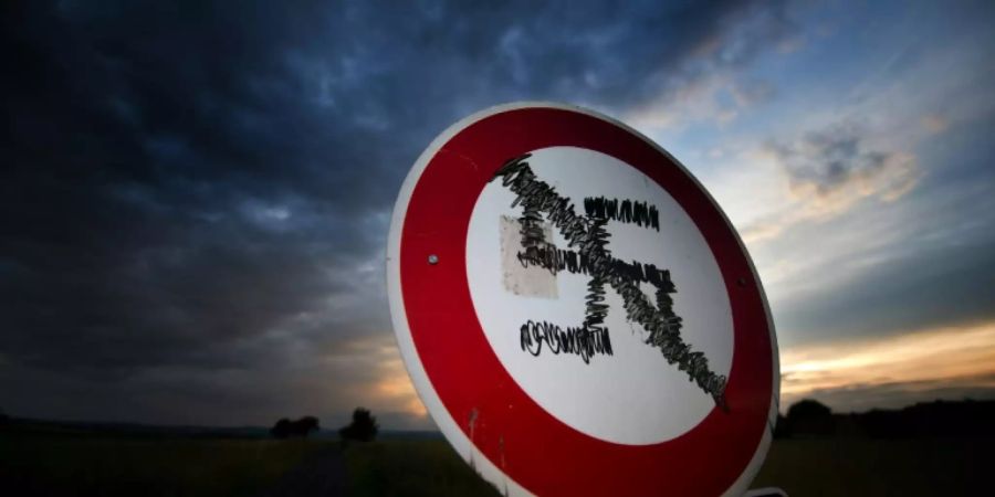 Protest gegen Nazis im sächsischen Oirna