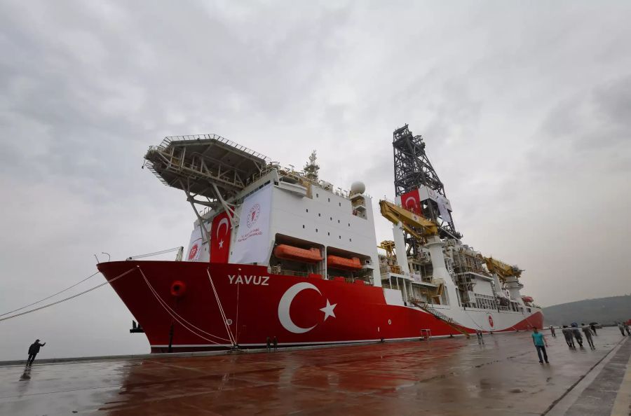 Türkisches Bohrschiff