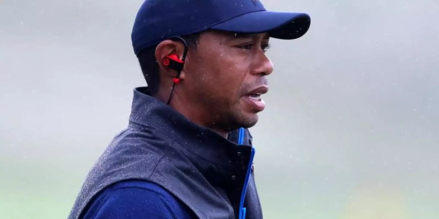 Einer der Siegesanwärter bei den 148. British Open: Golf-Superstar Tiger Woods. Foto: Niall Carson/PA Wire