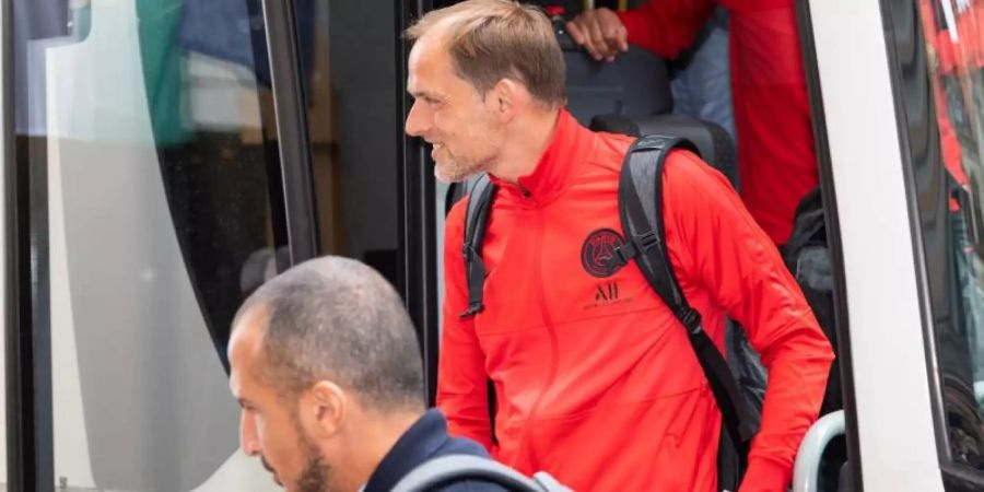 Schaut der Causa Neymar entspannt entgegen: PSG-Coach Thomas Tuchel. Foto: Robert Michael