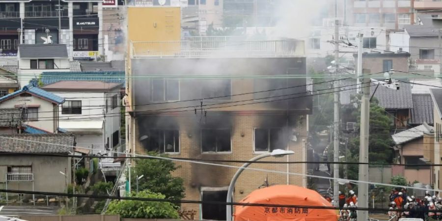 Mutmasslicher Brandanschlag auf Filmstudio in Kyoto
