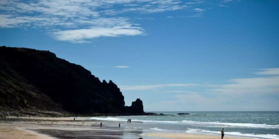 Strand Praia da Luz an der Algarve