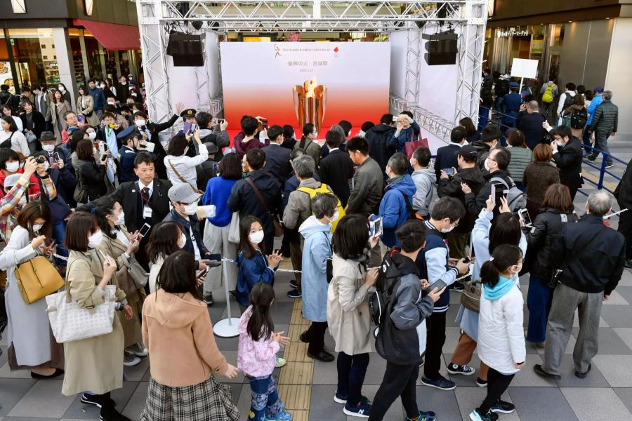 Sendai olympisches feuer