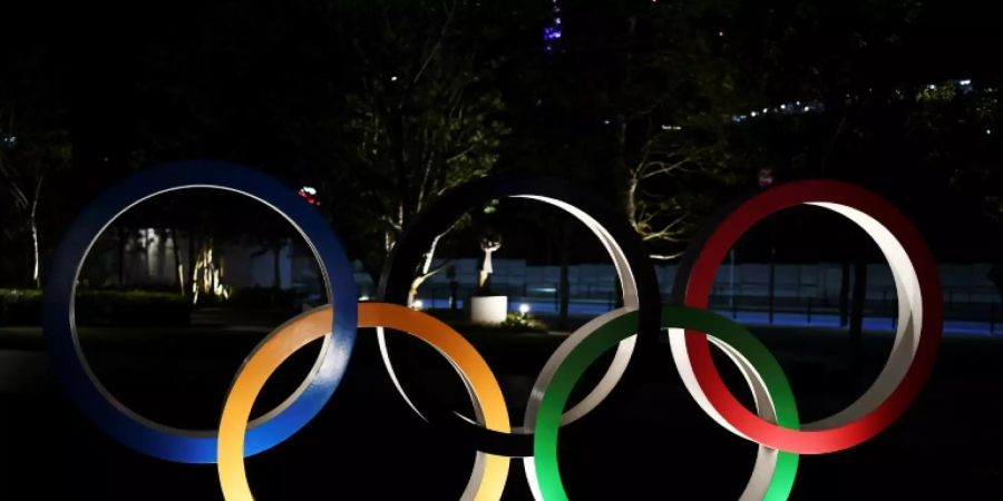 Olympische Ringe in Tokio