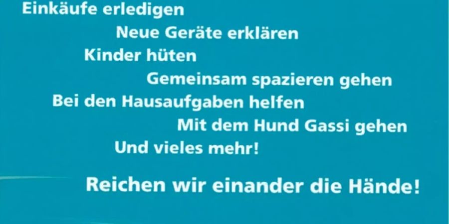 Nachbarschaftshilfe Freienbach
