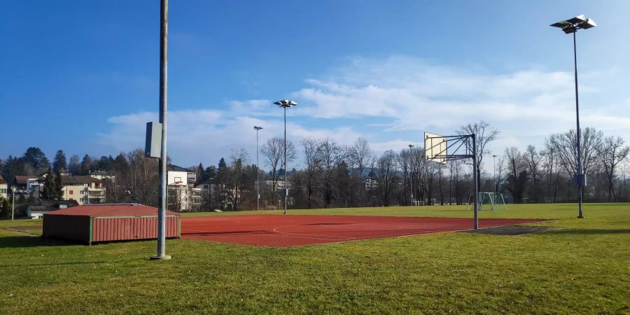 Sportplatz in Menziken.