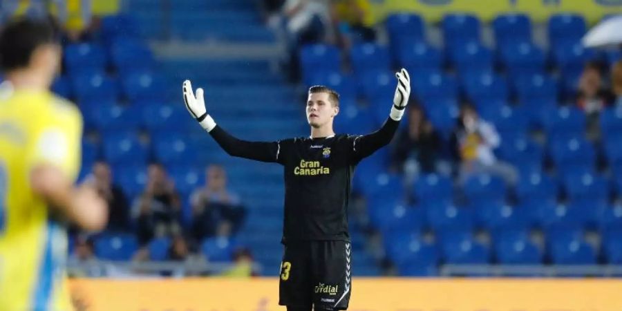 Wechselt im Sommer nach Leipzig: Torhüter Josep Martinez. Foto: UD Las Palmas/dpa