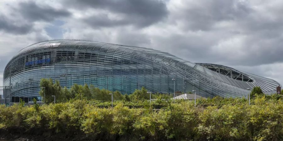 Das Aviva Stadium in Dublin, Irland.