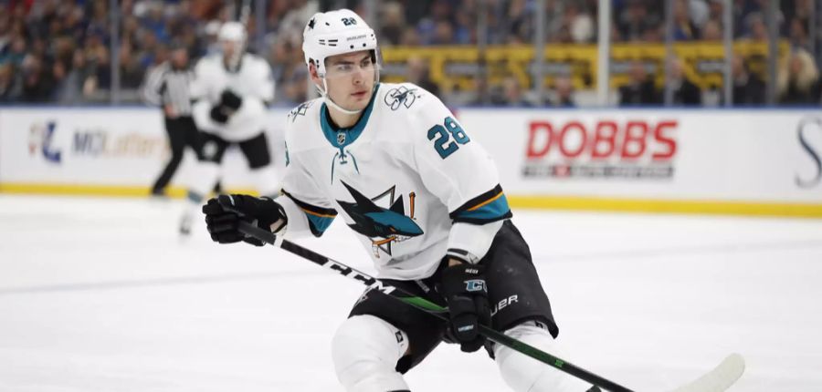 Timo Meier geht für die San Jose Sharks auf Tore-Jagd.