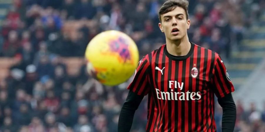 Maldini-Sohn Daniel durfte für den AC Mailand sein Debüt in der Serie A feiern. Foto: Spada/Lapresse/Lapresse via ZUMA Press/dpa