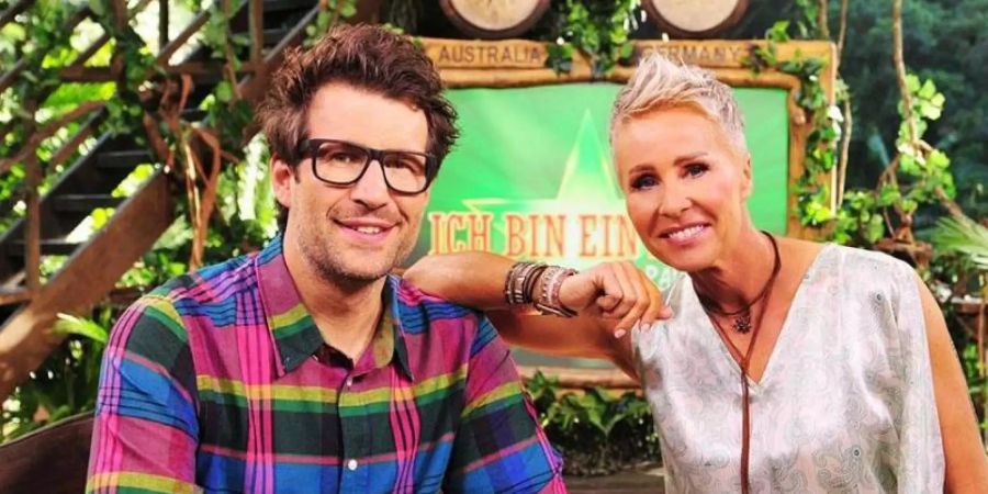 Bekannte Gesichter: Sonja Zietlow und Daniel Hartwich moderieren die RTL-Show «Ich bin ein Star - Holt mich hier raus!». Foto: Stefan Menne/RTL/dpa