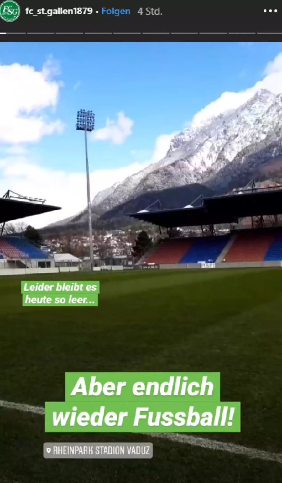 Unter dem Moto «Endlich wieder Fussball» gehen St. Gallen und der FC Vaduz ins Testspiel.