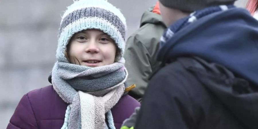 Die schwedische Klimaaktivistin Greta Thunberg wird in Davos zum Weltklimaforum erwartet. Foto: Claudio Bresciani/TT News Agency/AP/dpa