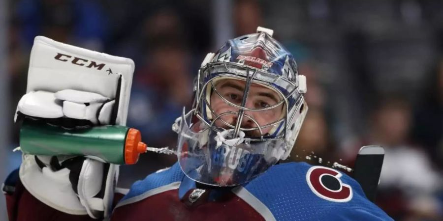 Kam diesmal nicht zum Einsatz bei den Colorado Avalanche: Keeper Philipp Grubauer. Foto: David Zalubowski/AP/dpa