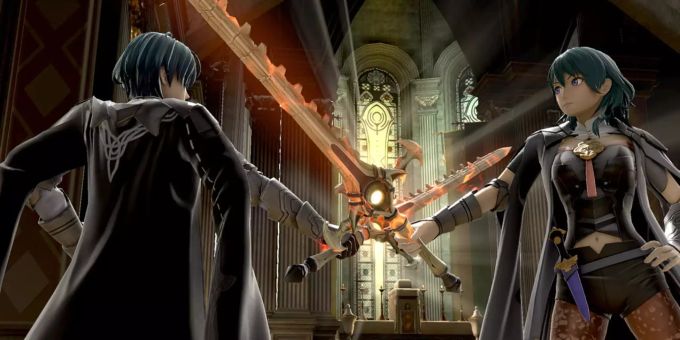 Byleth aus Super Smash Bros. Ultimate tritt in zwei verschiedenen Formen auf. Super Smash Bros. Ultimate