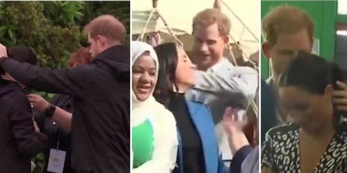 Fans ausser sich - Harry legt seiner Meghan sogar die Haare zurecht