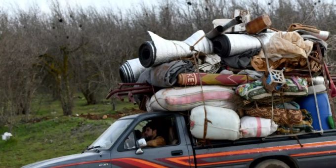 Flüchtlinge in Syrien. Flüchtlinge
