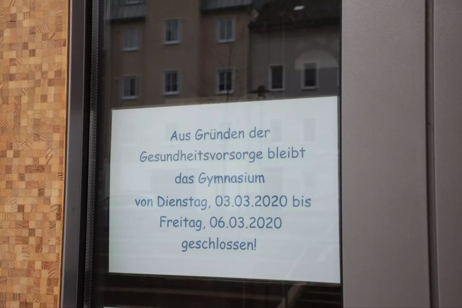 Coronavirus - Geschlossene Schule
