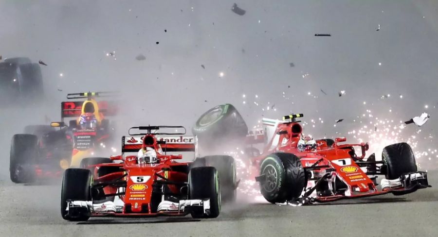 Ferrari Vettel Singapur 2017