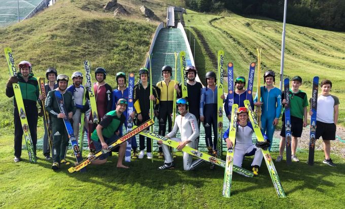 Turnfahrt zur Skispurngschanze Einsiedeln. Turnfahrt, TV Hendschiken