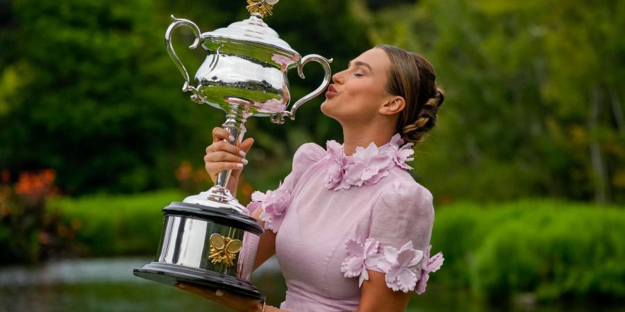 Die weissrussische Aryna Sabalenka gewann die Australian Open.