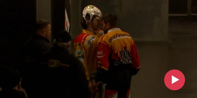 Playoffkampf pur - SCB-DiDomenico geht im Kabinengang auf Bieler los!