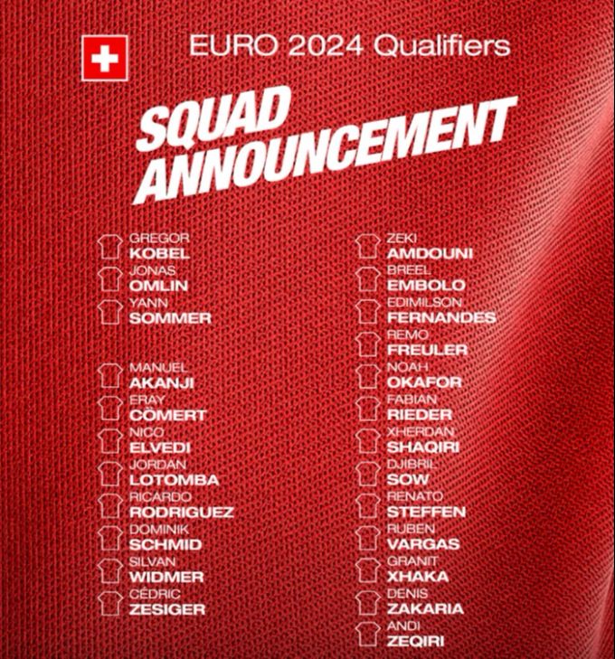 Diese 24 Spieler sollen in den ersten beiden EM-Quali-Spielen für sechs Punkte sorgen. murat yakin