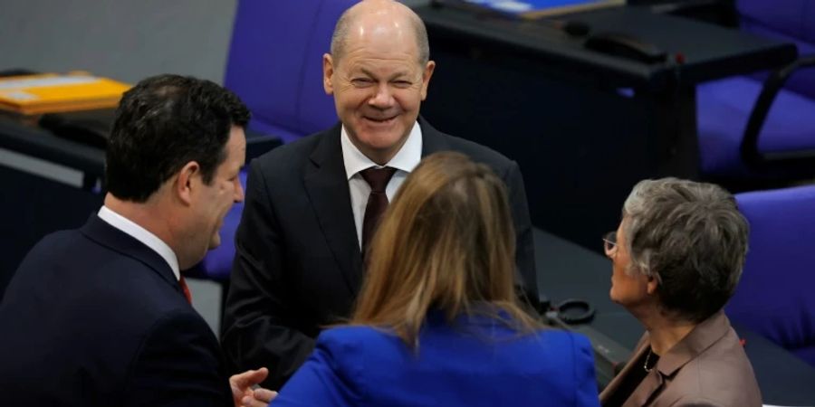 Scholz am Donnerstag im Bundestag