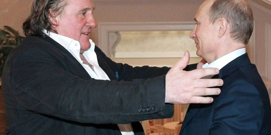 Gérard Depardieu und Wladimir Putin