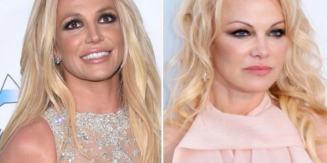 Britney Spears und Pamela Anderson