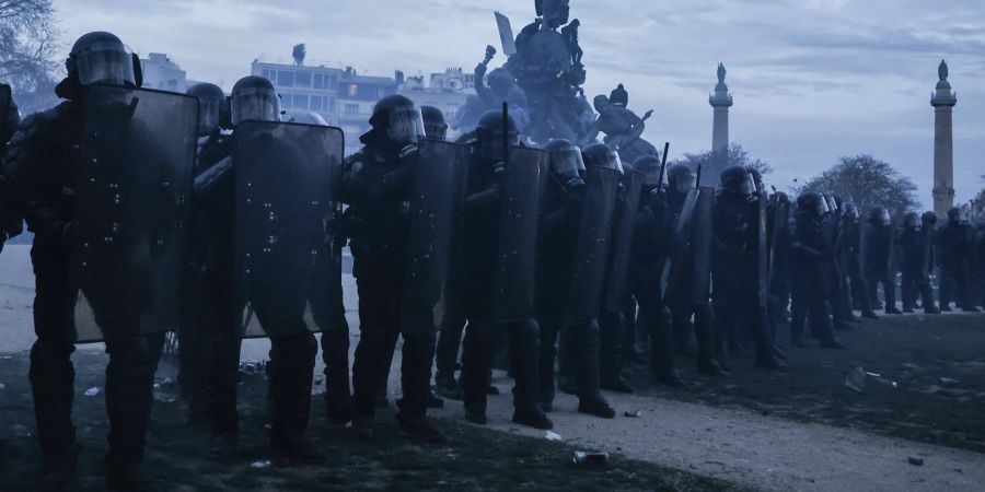 Demonstrations against pension reform in France