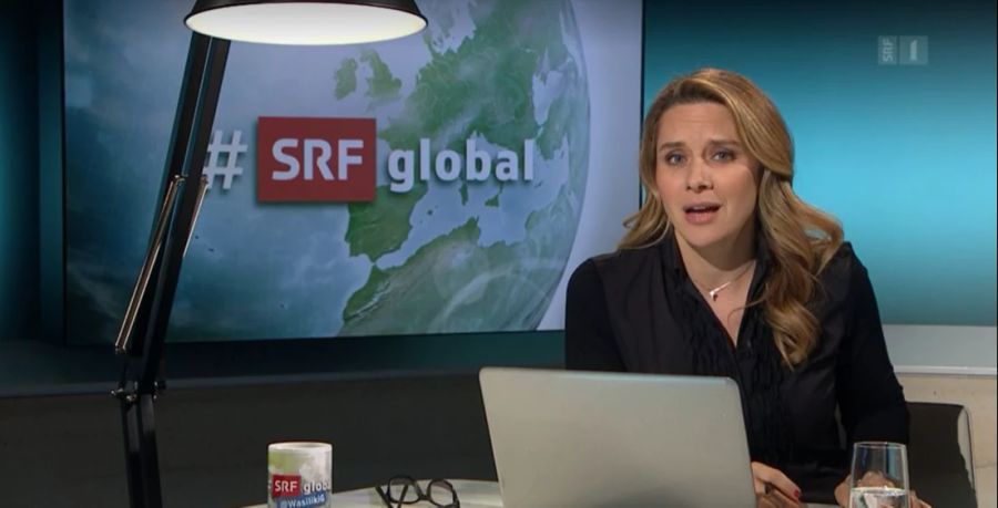 Wasiliki Goutziomitros in der Sendung «SRFglobal».