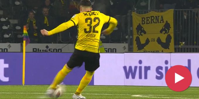Traumtor im Video - So schlenzt YB-Rieder seinen Marktwert in die Höhe