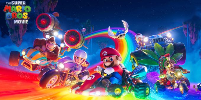 «Super Mario Bros.» - Der finale Trailer enthüllt die Rainbow Road
