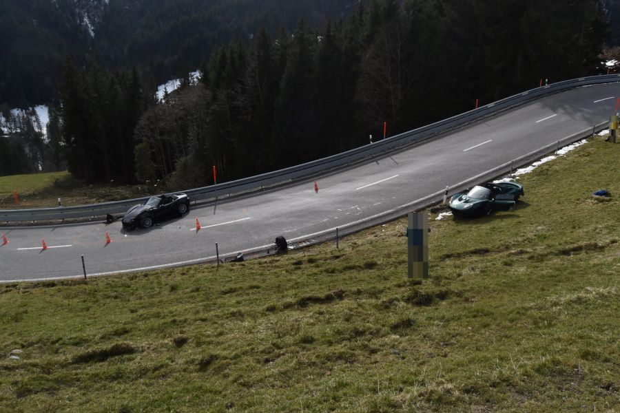 Beim Unfall entstand ein Sachschaden.