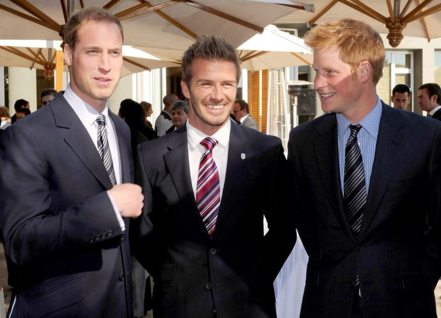 Ein Bild aus alten Tagen (2010): David Beckham war mit Prinz Harry befreundet.