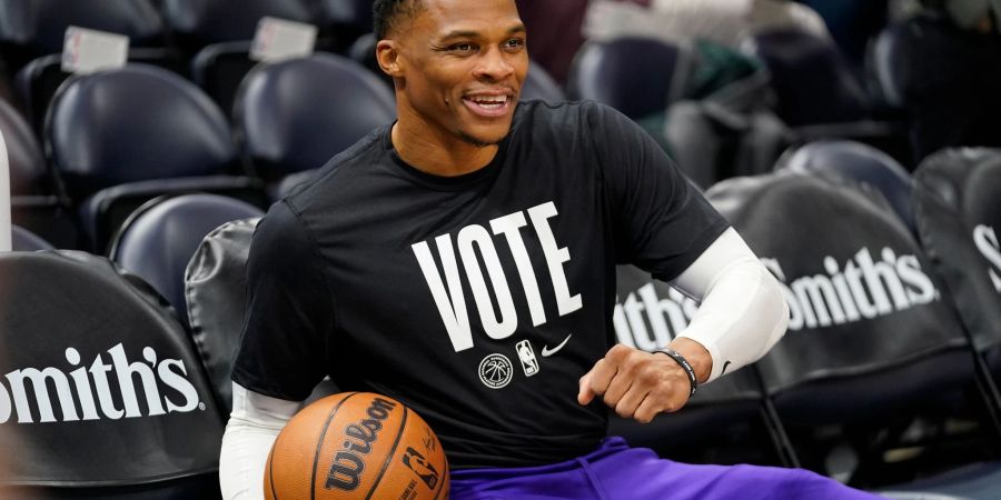 Der damalige Los Angeles Lakers-Guard Russell Westbrook spielt zukünftig für die Los Angeles Clippers.