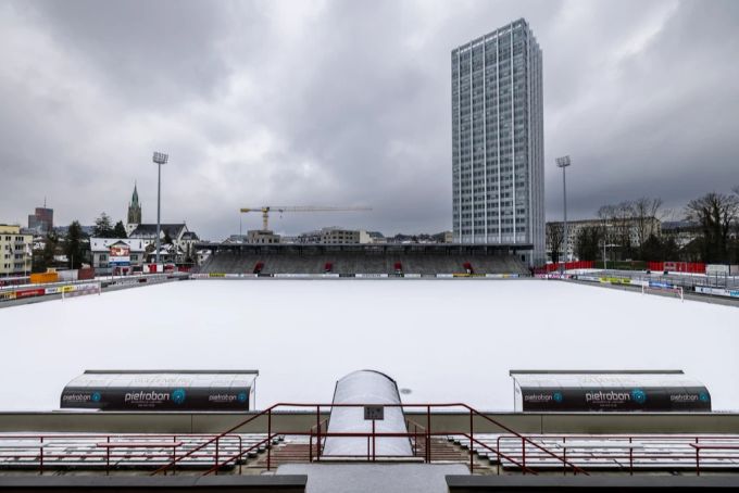Die Winterthurer Schützenwiese war letztes Wochenende nicht bespielbar. Die Partie aus der Super League findet neu am 8. Februar statt. Super League