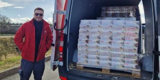 Sommer-Versprechen - LKW mit 700 Kilo Schoggi bei Bayern eingetroffen Sommer-Versprechen - LKW mit 700 Kilo Schoggi bei Bayern eingetroffen