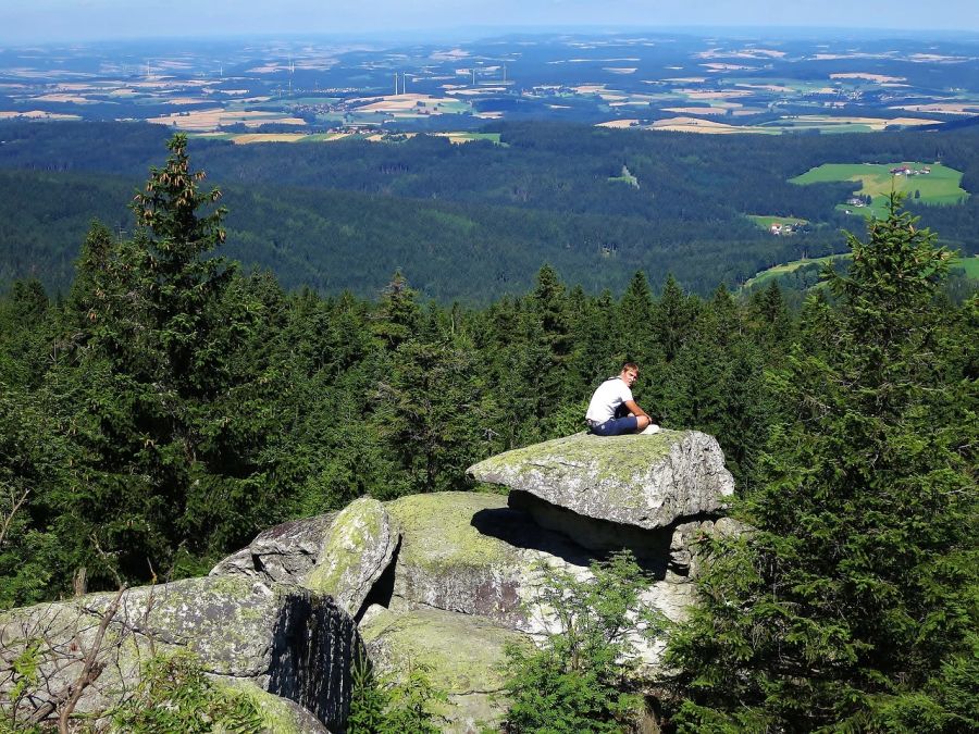 Fichtelgebirge Felsen Panorama Ausblick