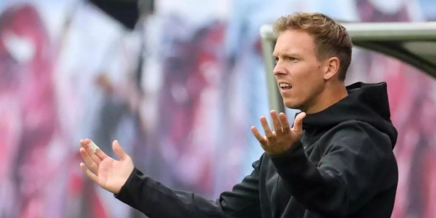 Gönnt den Spielern vor der Partie gegen Olympique Lyon eine Verschnaufpause: RB Leipzigs Trainer Julian Nagelsmann. Foto: Jan Woitas