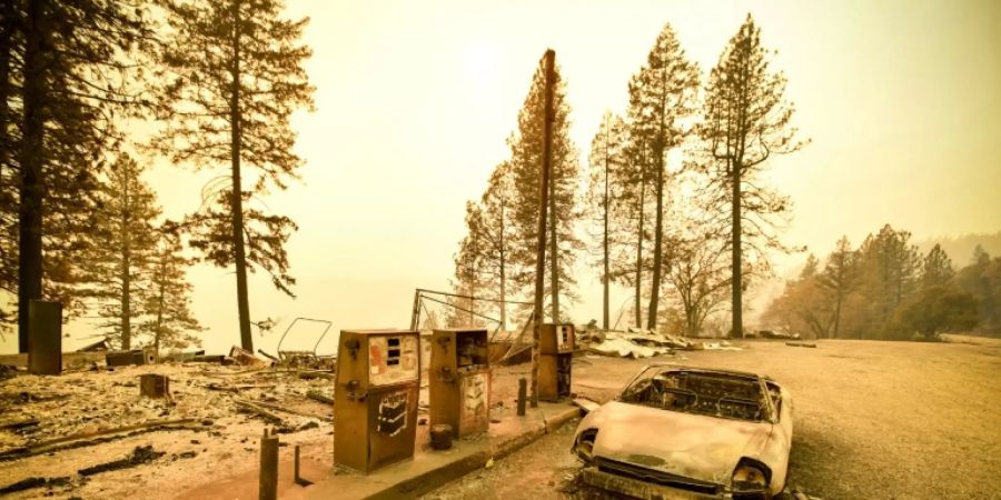 Schäden des «Camp Fire» 2018 in Kalifornien