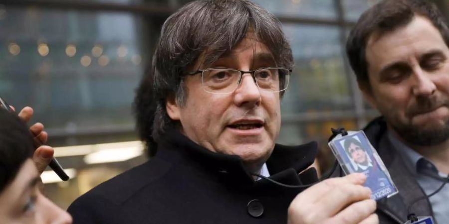 Carles Puigdemont, ehemaliger Regionalpräsident von Katalonien, kann vorerst in Belgien bleiben. Foto: Francisco Seco/AP/dpa